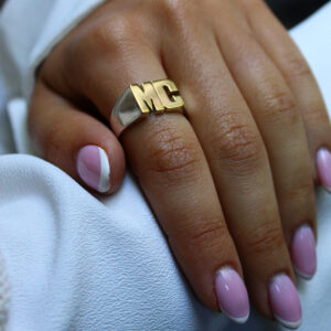 Anillo doble Inicial